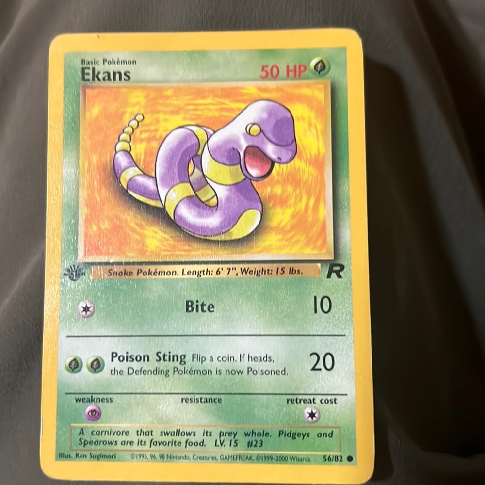 Ekans 1st edition
